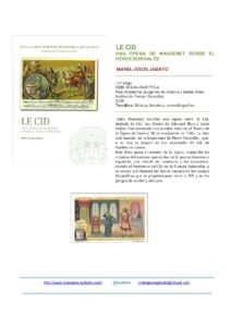Le Cid. Una ópera de Massenet sobre el héroe burgalés